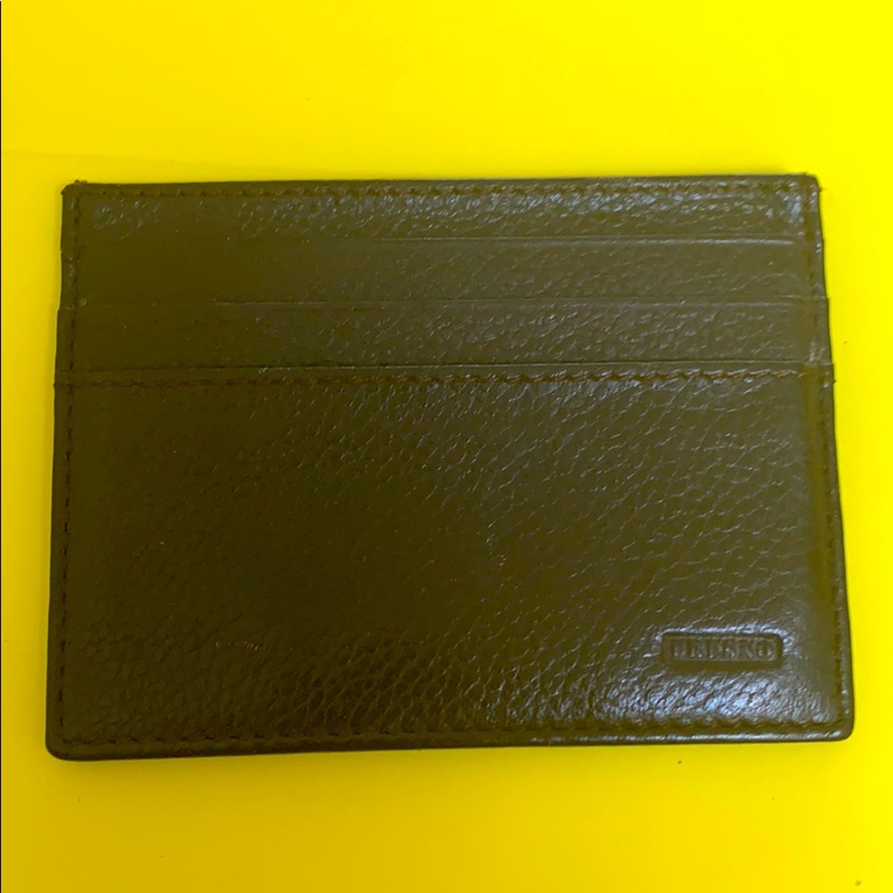 Leather card holder wallet